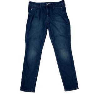 Athleta Sculptek Dark Wash Skinny Jeans, Size 4